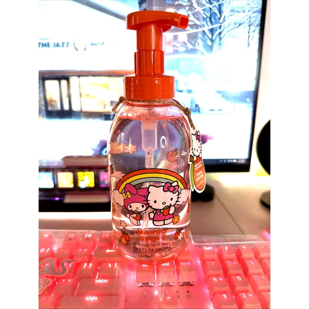 Hello Kitty Hand Soap Mango Grove Foaming Scented 2025 Sanrio Bathroom Kitchen